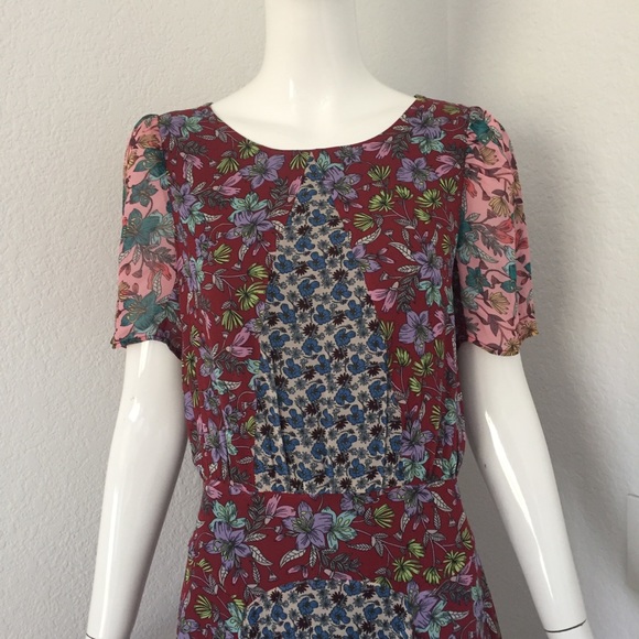 Johnny was sonny mixed floral print Dress - Picture 4 of 14